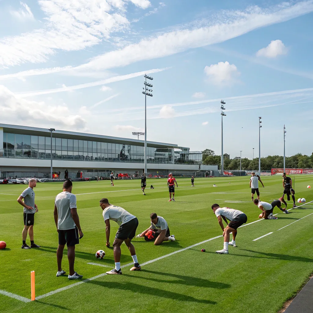 Football Training Session at NERVALORITHOX